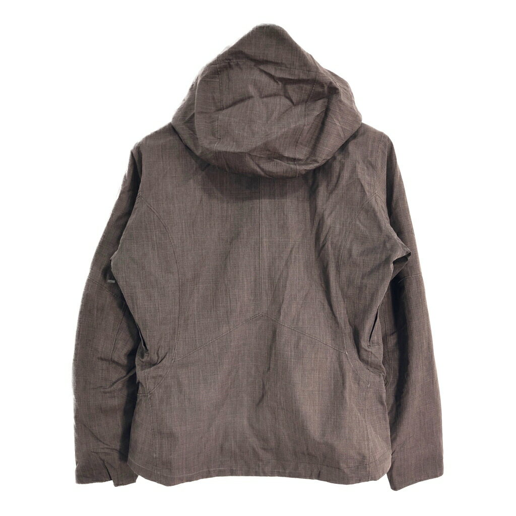 00年代 patagonia パタゴニア トレントシェル マウンテンパーカー アウトドア ブラウン (レディース S) 中古 古着 S3874