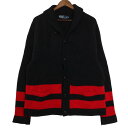 Polo by Ralph Lauren ポロ ラルフローレン ショールカラー ウール ニット カーディガン ブラック (メンズ XL) 中古 古着 A2520