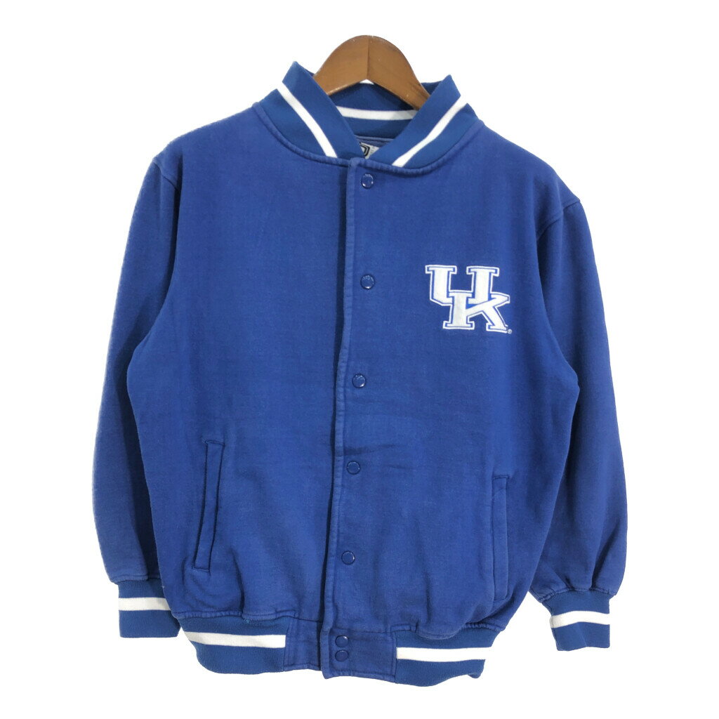 ケンタッキー・ワイルドキャッツ スウェット スタジアムジャケット カレッジ ブルー (メンズ L) 中古 古着 S4398