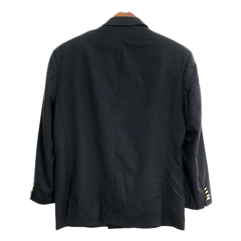 BRICE ダブルブレスト ウール テーラードジャケット ブラック (メンズ 52) 中古 古着 S4556