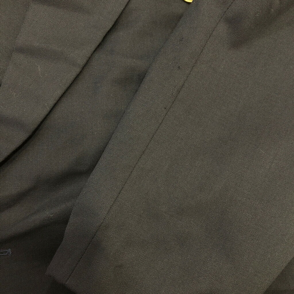 BRICE ダブルブレスト ウール テーラードジャケット ブラック (メンズ 52) 中古 古着 S4556