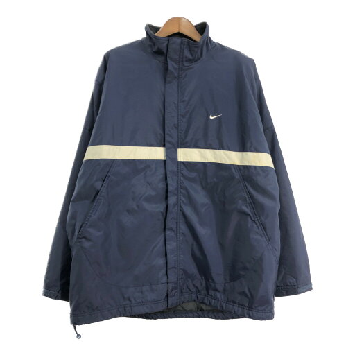 00年代 NIKE ナイキ 中綿ジャケット 大きいサイズ スポーツ ネイビー (メンズ XXL) 中古 古着 S4588 00年代 NIKE ナイキ 中綿ジャケット 大きいサイズ スポーツ ネイビー (メンズ XXL) 中古 古着 S4588
