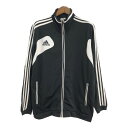 adidas アディダス トラックジャケット スポーツ ブラック (メンズ 46/48) 中古 古着 S4591