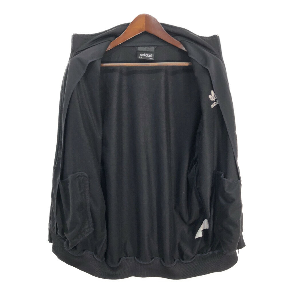 90年代 adidas アディダス トラックジャケット スポーツ ブラック (メンズ F180) 中古 古着 S4646