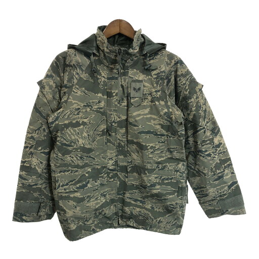 00年代 米軍実物 U.S.AIRFORCE APECS GORETEXパーカージャケット ミリタリー ABUカモ (メンズ SMALL SHORT) 中古 古着 S4664 00年代 米軍実物 U.S.AIRFORCE APECS GORETEXパーカージャケット ミリタリー ABUカモ (メンズ SMALL SHORT) 中古 古着 S4664