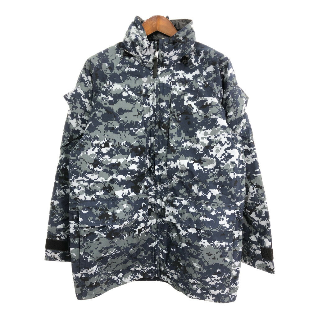 Rakuten - 00年代 米軍実物 U.S.NAVY ECWCS GEN2 GORE-TEX パーカージャケット ミリタリー ネイビー (メンズ MEDIUM LONG) 中古 古着 S4802