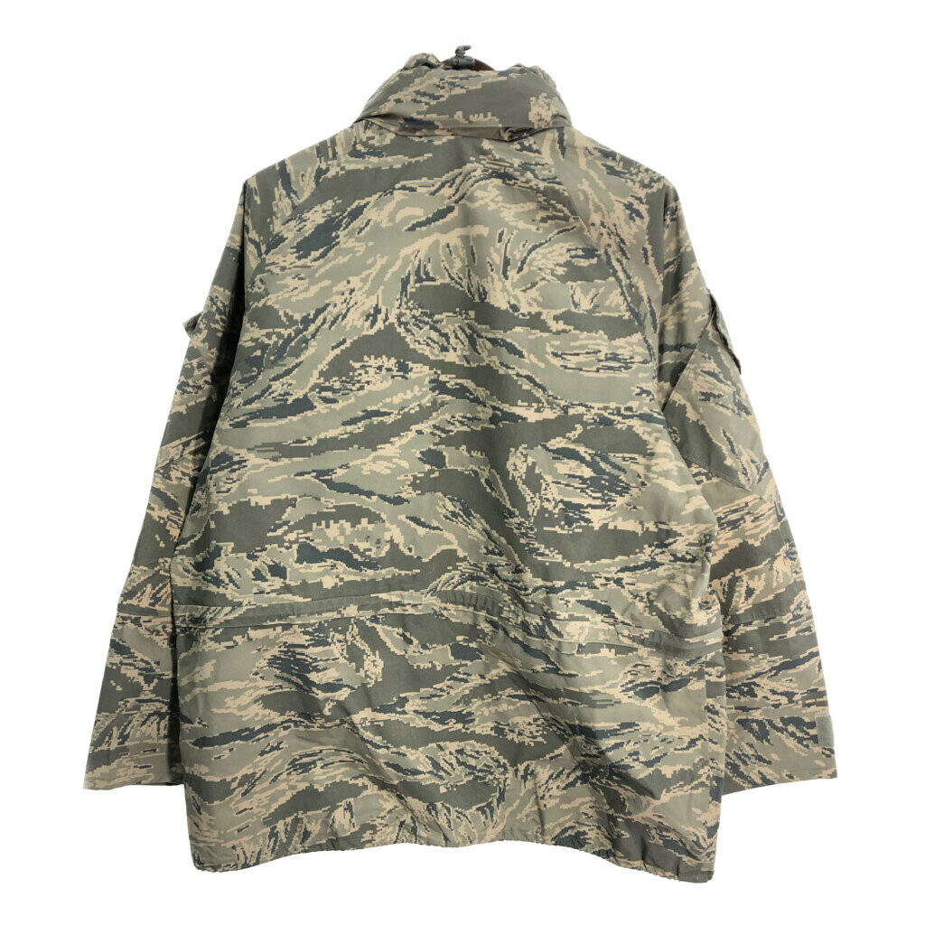 00年代 米軍実物 U.S.AIRFORCE APECS GORETEX パーカージャケット ミリタリー ABUカモ (メンズ LARGE REGULAR) 中古 古着 S4949