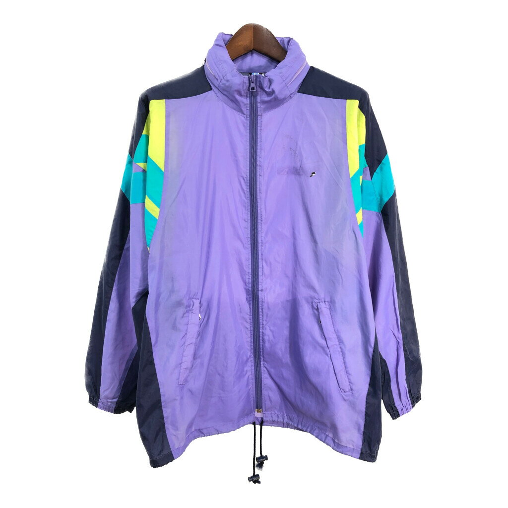 90年代 adidas アディダス トラックジャケット スポーツ パープル (メンズ M) 中古 古着 S4964