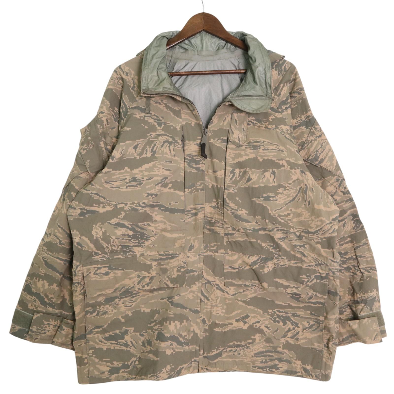 BARRIER WEAR APECS GORETEXパーカー ミリタリージャケット セージグリーン (メンズ LARGE REGULAR) 中古 古着 A2681