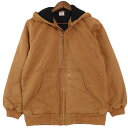 Carhartt カーハート アクティブジャケット ダック ワークジャケット ライトブラウン (レディース XL) 中古 古着 A2717(4)