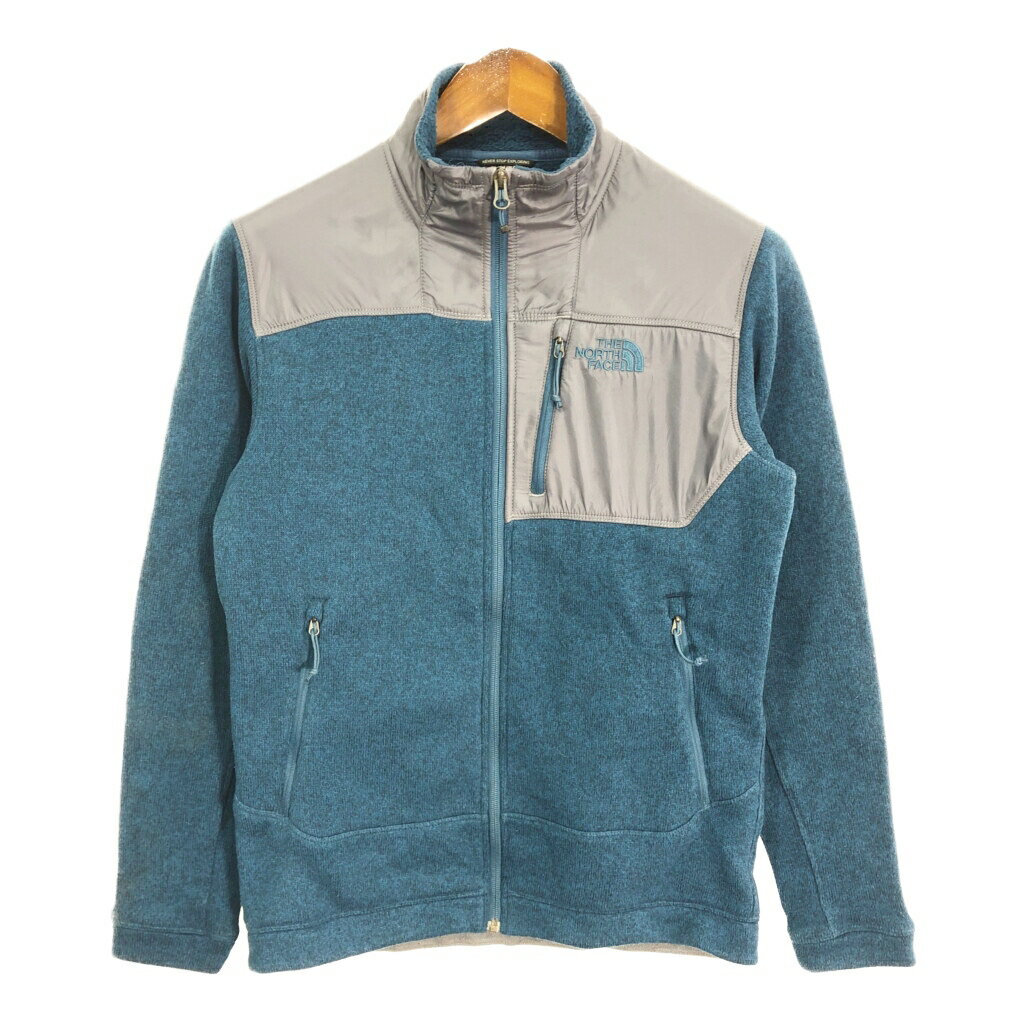THE NORTH FACE ノースフェイス フリースジャケット アウトドア ブルー (メンズ S) 中古 古着 S5141