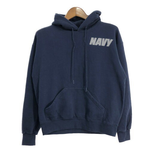 USA製 SOFFE ソフィー U.S.NAVY スウェット パーカー ミリタリー ネイビー (メンズ M) 中古 古着 S5247 USA製 SOFFE ソフィー U.S.NAVY スウェット パーカー ミリタリー ネイビー (メンズ M) 中古 古着 S5247