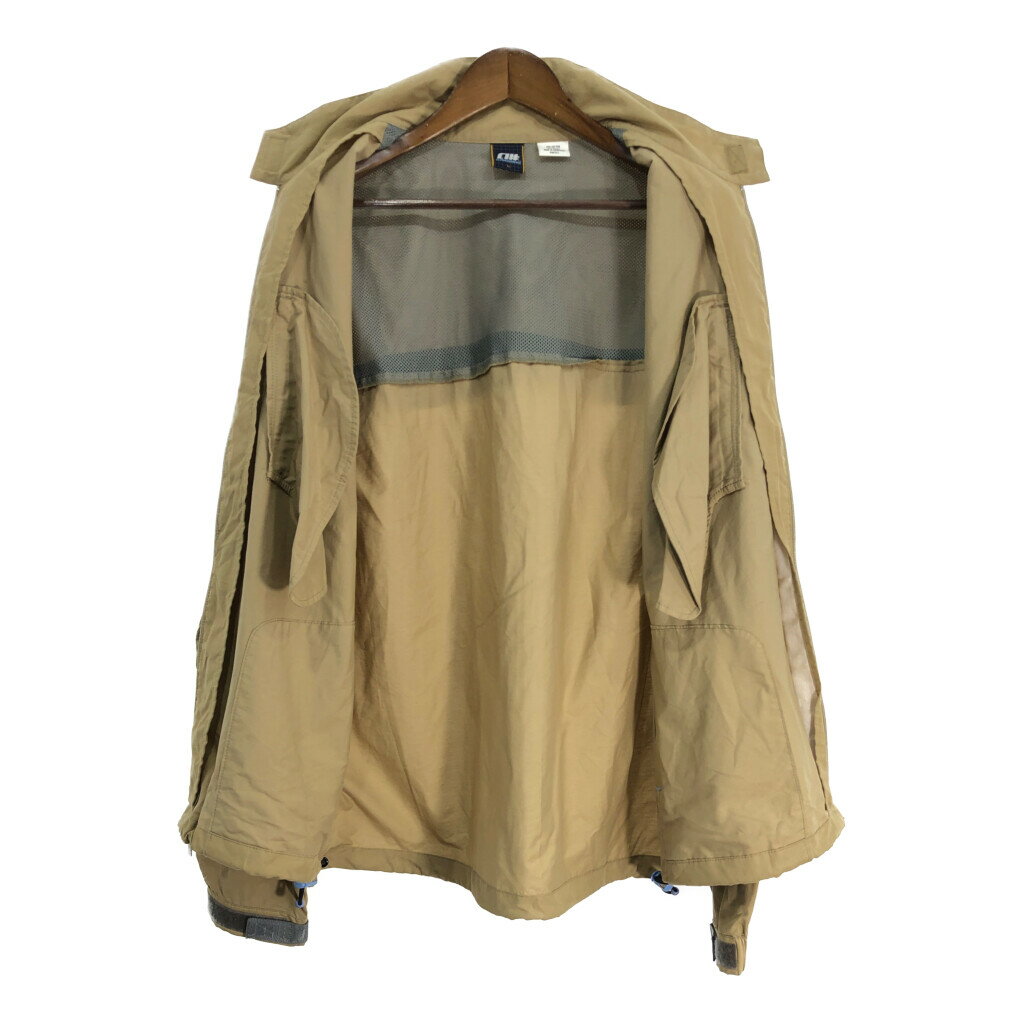 ALPHANUMERIC ウィンドブレーカージャケット ベージュ (メンズ L) 中古 古着 S5256