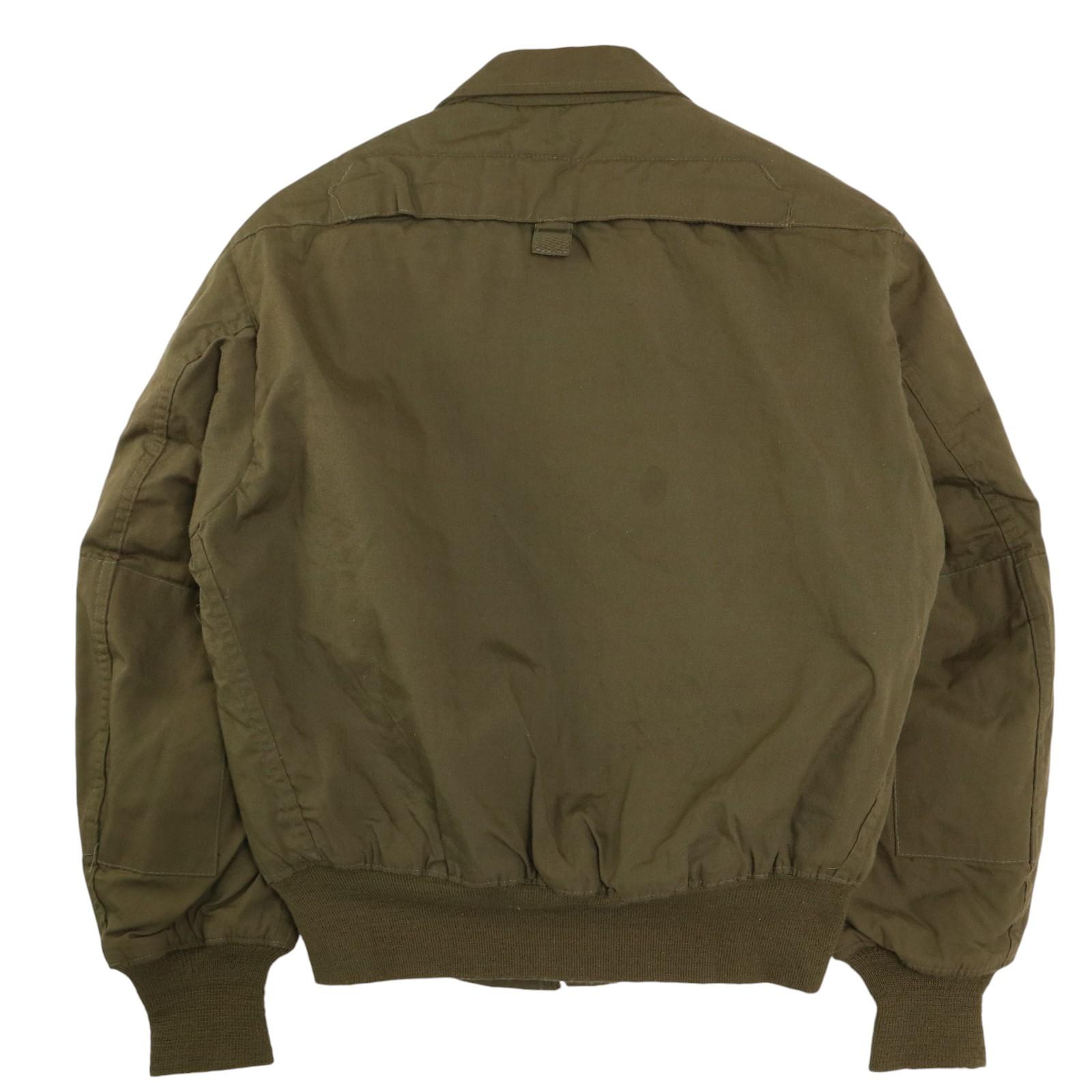米軍実物 U.S.ARMY CVC タンカース ジャケット ミリタリージャケット オリーブ (メンズ SMALL SHORT) 中古 古着 A2724