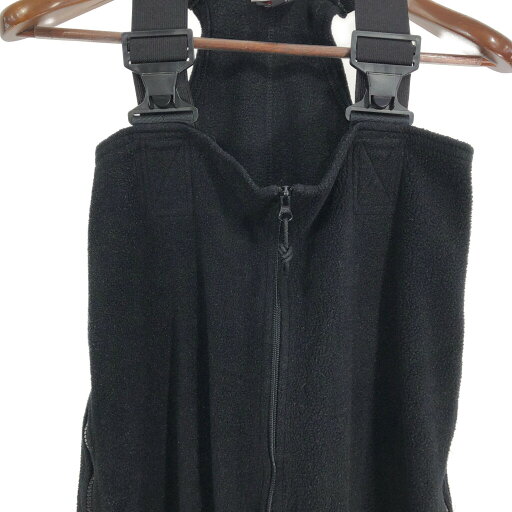 00年代 米軍実物 U.S.ARMY ECWCS GEN2 フリースオーバーオール ミリタリー ブラック (メンズ MEDIUM LONG) 中古 古着 S6013