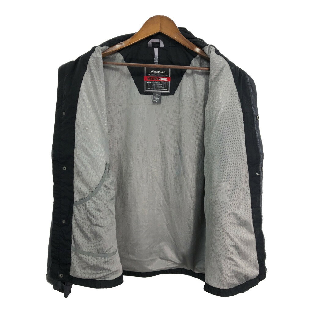 Eddie Bauer エディーバウアー WEATHER EDGE ナイロンジャケット アウトドア グレー (メンズ L) 中古 古着 S6235