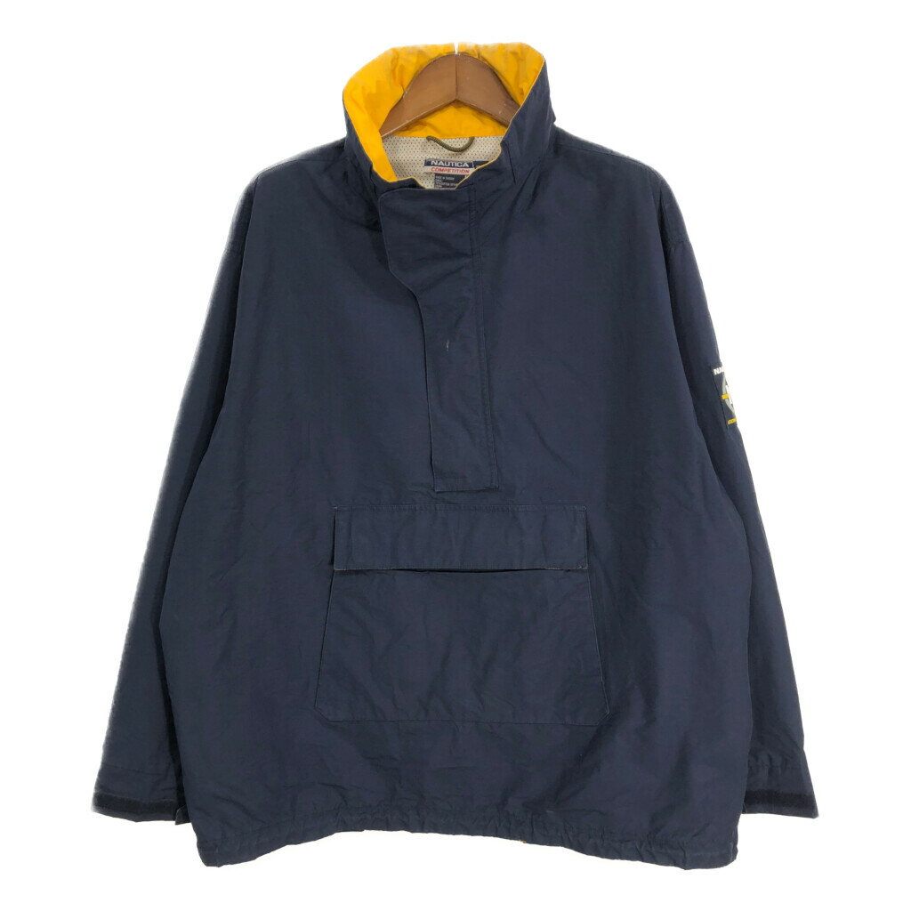 NAUTICA ノーティカ アノラック ジャケット ネイビー (メンズ XXL) 中古 古着 S6244