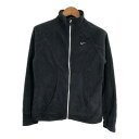 NIKE ナイキ フリースジャケット スポーツ ブラック (レディース M) 中古 古着 S6326