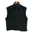 Columbia コロンビア フリースベスト アウトドア ブラック (メンズ XL) 中古 古着 S6368