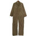 70年代 OSHKOSH オシュコシュ オールインワン ワーク オリーブ (メンズ 40) 中古 古着 A2833