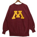 90年代 Champion チャンピオン REVERSE WEAVE リバースウィーブ スウェット ワインレッド (メンズ XXL) 中古 古着 A2843(4)