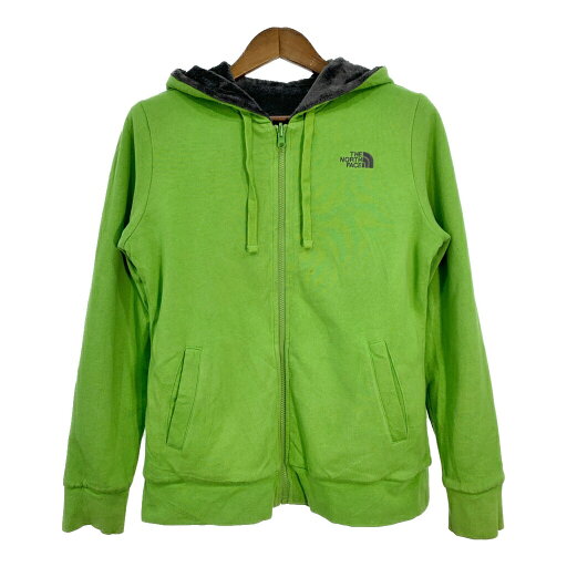 THE NORTH FACE ノースフェイス リバーシブル フリースパーカー アウトドア グリーン (レディース L) 中古 古着 S6467 THE NORTH FACE ノースフェイス リバーシブル フリースパーカー アウトドア グリーン (レディース L) 中古 古着 S6467