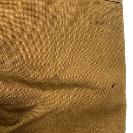 Carhartt カーハート ダック ダブルニー ビブオーバーオール 大きいサイズ ブラウン (メンズ W40 L30) 中古 古着 S6578