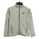 patagonia パタゴニア ベターセーター フリースジャケット アウトドア ライトグレー (レディース S) 中古 古着 S6592(4)