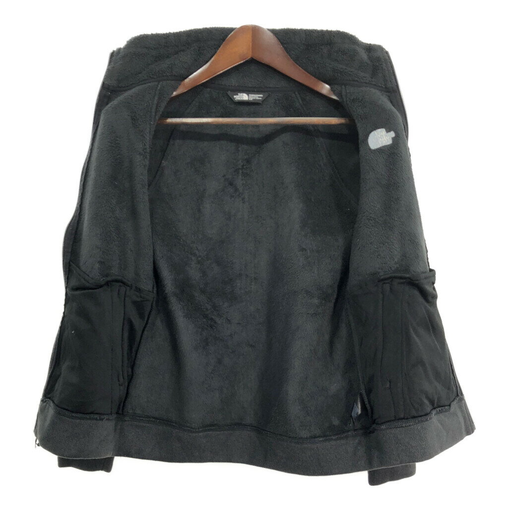 THE NORTH FACE ノースフェイス フリースジャケット アウトドア ブラック (レディース S) 中古 古着 S6647