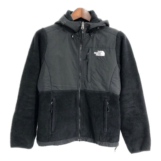 THE NORTH FACE ノースフェイス Denali デナリ フーデッド フリースジャケット アウトドア ブラック (レディース S) 中古 古着 S6674 THE NORTH FACE ノースフェイス Denali デナリ フーデッド フリースジャケット アウトドア ブラック (レディース S) 中古 古着 S6674