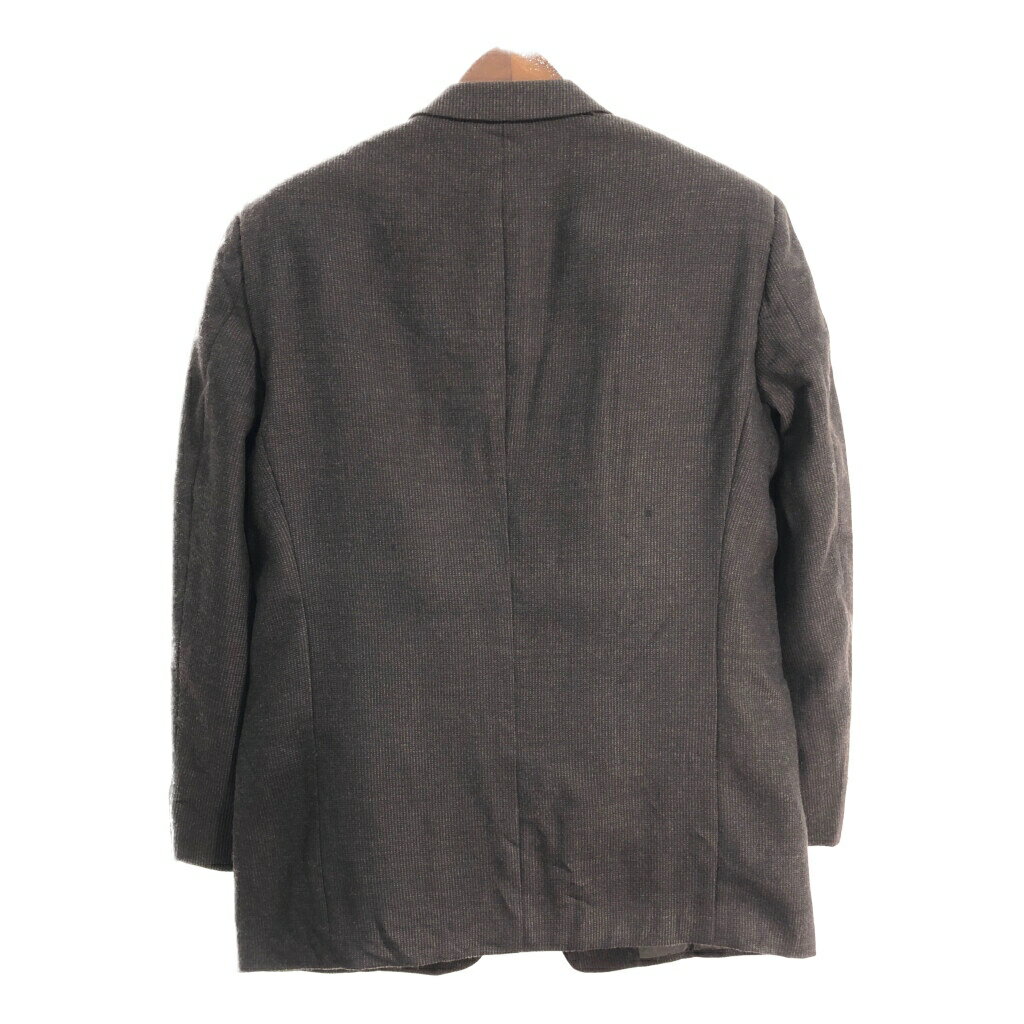 カナダ製 ARMANI アルマーニ MANI ウール テーラードジャケット ブラウン (メンズ 42 R) 中古 古着 S6691