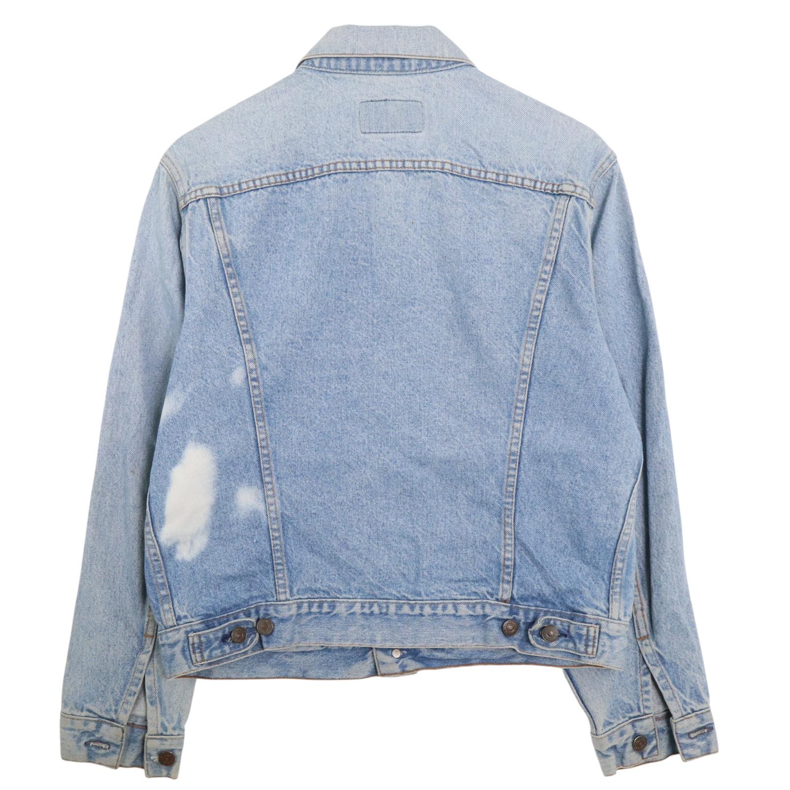90年代 USA製 Levi's リーバイス 70506-0216 デニムジャケット ライトブルー (メンズ 42) 中古 古着 A2935 2
