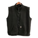 Carhartt カーハート フリースベスト ブラック (メンズ XL) 中古 古着 S7027