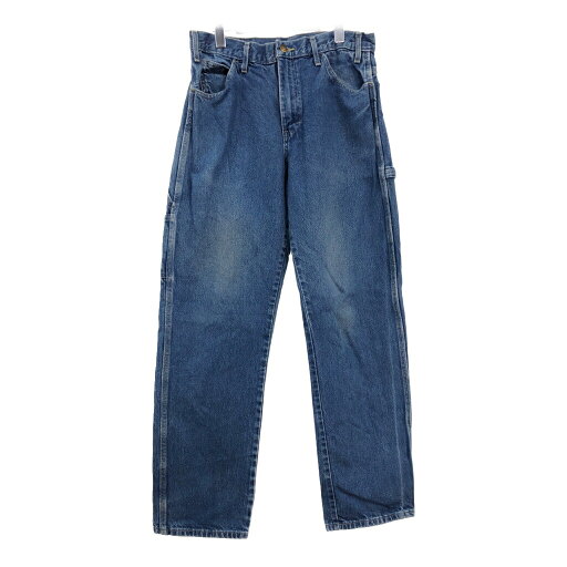 Dickies ディッキーズ デニム ペインターパンツ ブルー (メンズ W32 L32) 中古 古着 S7080 Dickies ディッキーズ デニム ペインターパンツ ブルー (メンズ W32 L32) 中古 古着 S7080
