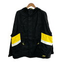 FILA フィラ ナイロンジャケット スポーツ ブラック (メンズ XL) 中古 古着 S7151