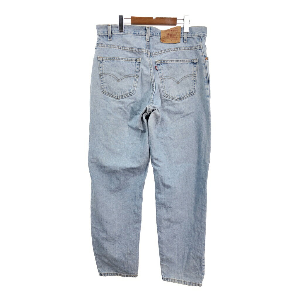 00年代 USA製 Levi's リーバイス 560 デニムパンツ ブルー (メンズ W34 L32) 中古 古着 S7210