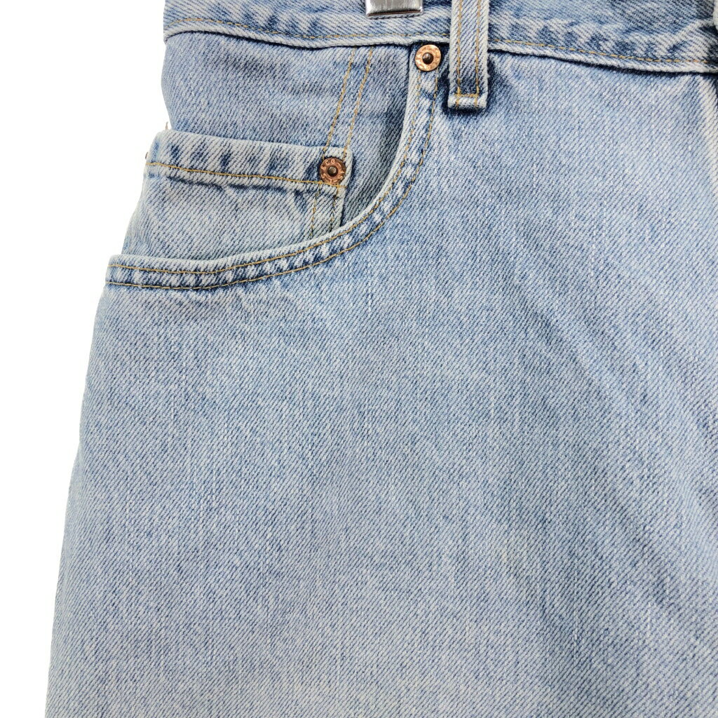 00年代 USA製 Levi's リーバイス 560 デニムパンツ ブルー (メンズ W34 L32) 中古 古着 S7210