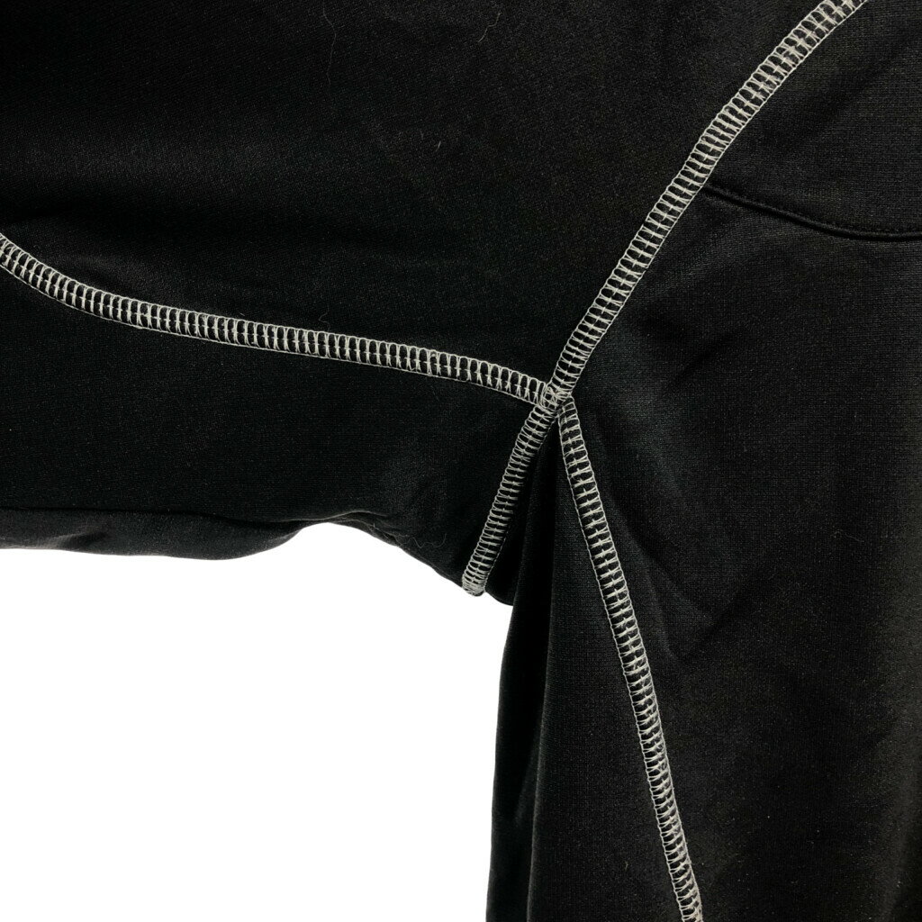 FedEx ハーフジップ プルオーバージャケット 企業ロゴ ブラック (メンズ L) 中古 古着 S7410