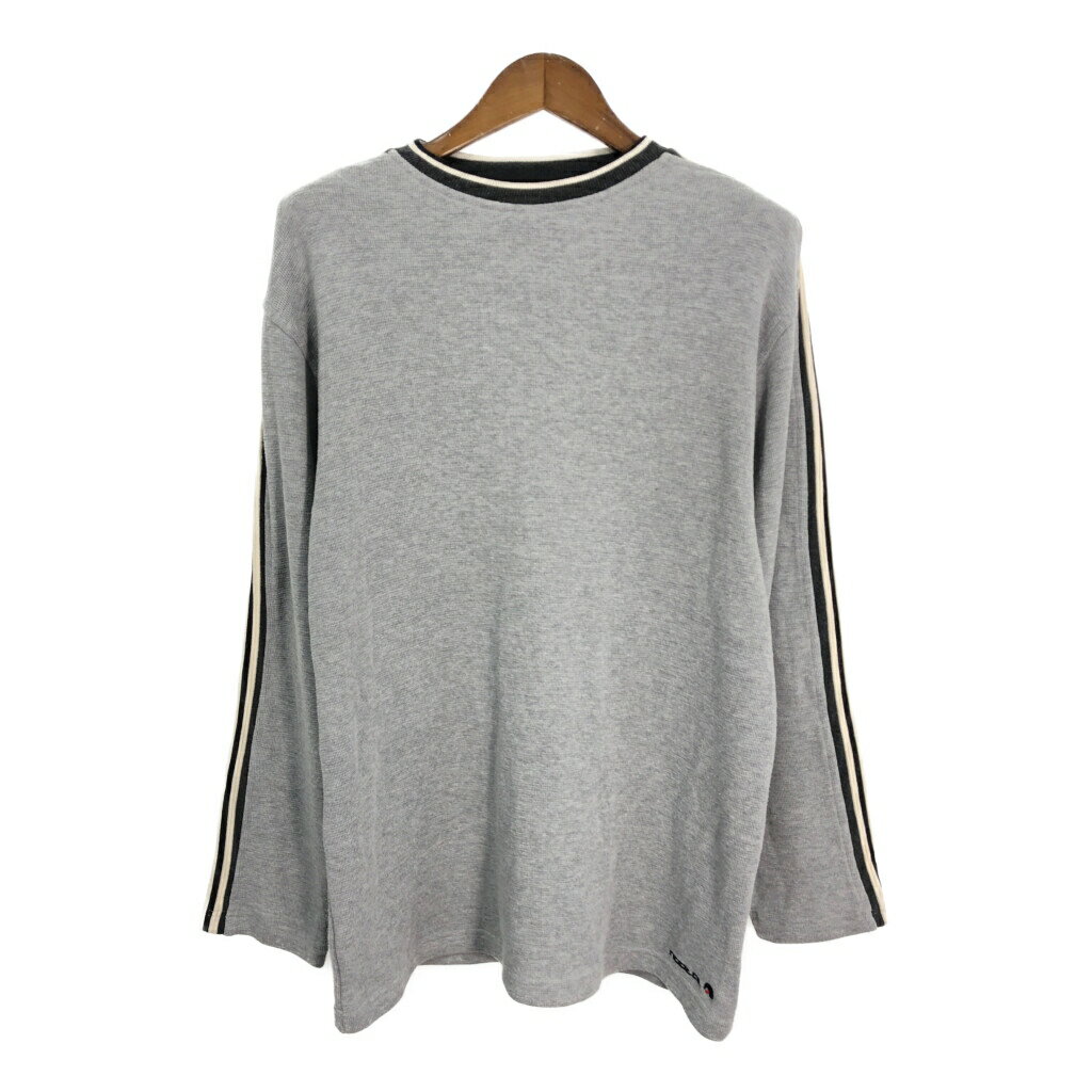 noatak 袖ライン ニットソー セーター グレー (メンズ XL) 中古 古着 S7525