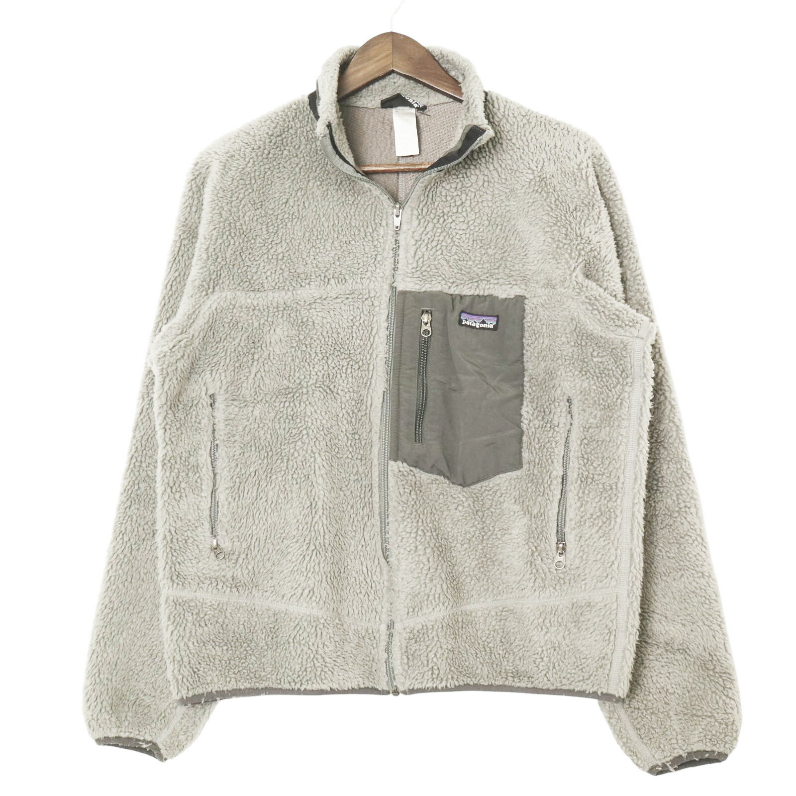 樂天商城 - patagonia パタゴニア クラシック レトロ‐X ジャケット フリースジャケット アウトドア グレー (メンズ M) 中古 古着 A3029