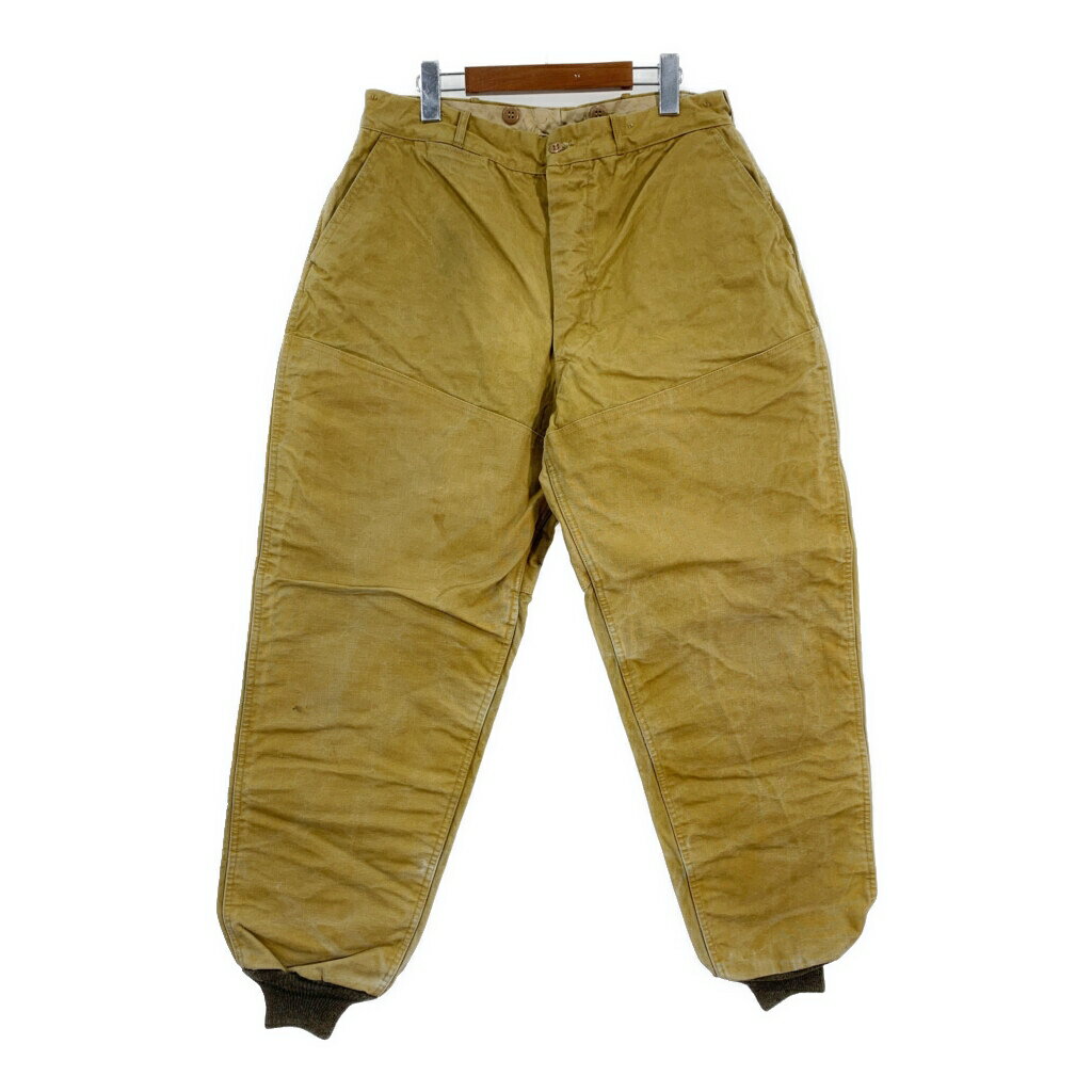 40年代 RED HEAD レッドヘッド ハンティングパンツ アウトドア ヴィンテージ ライトブラウン (メンズ W32 L30相当) 中古 古着 S7755