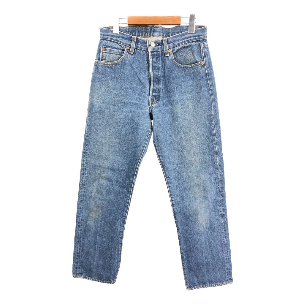 乐天商城 - 80年代 USA製 Levi's リーバイス 501 デニムパンツ ブルー (メンズ W31 L31) 中古 古着 S7904
