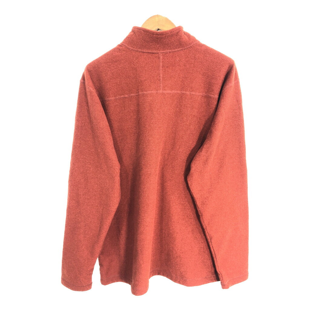 THE NORTH FACE ノースフェイス ハーフジップ フリースジャケット アウトドア 大きいサイズ レッド (メンズ XXL) 中古 古着 S8205