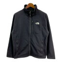 THE NORTH FACE ノースフェイス ソフトシェルジャケット アウトドア ブラック (メンズ L) 中古 古着 S8230(4)