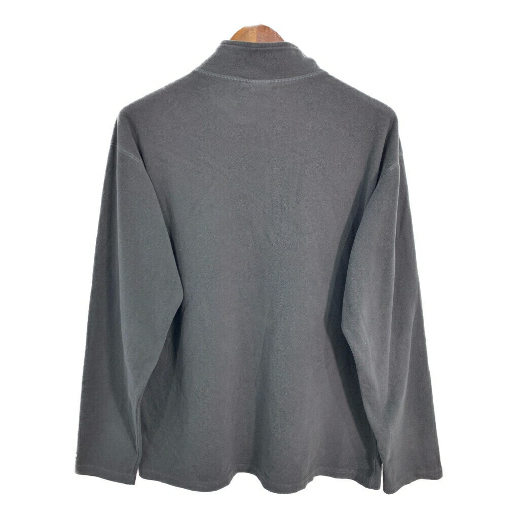 THE NORTH FACE ノースフェイス ハーフジップ フリースジャケット アウトドア グレー (メンズ L) 中古 古着 S8233