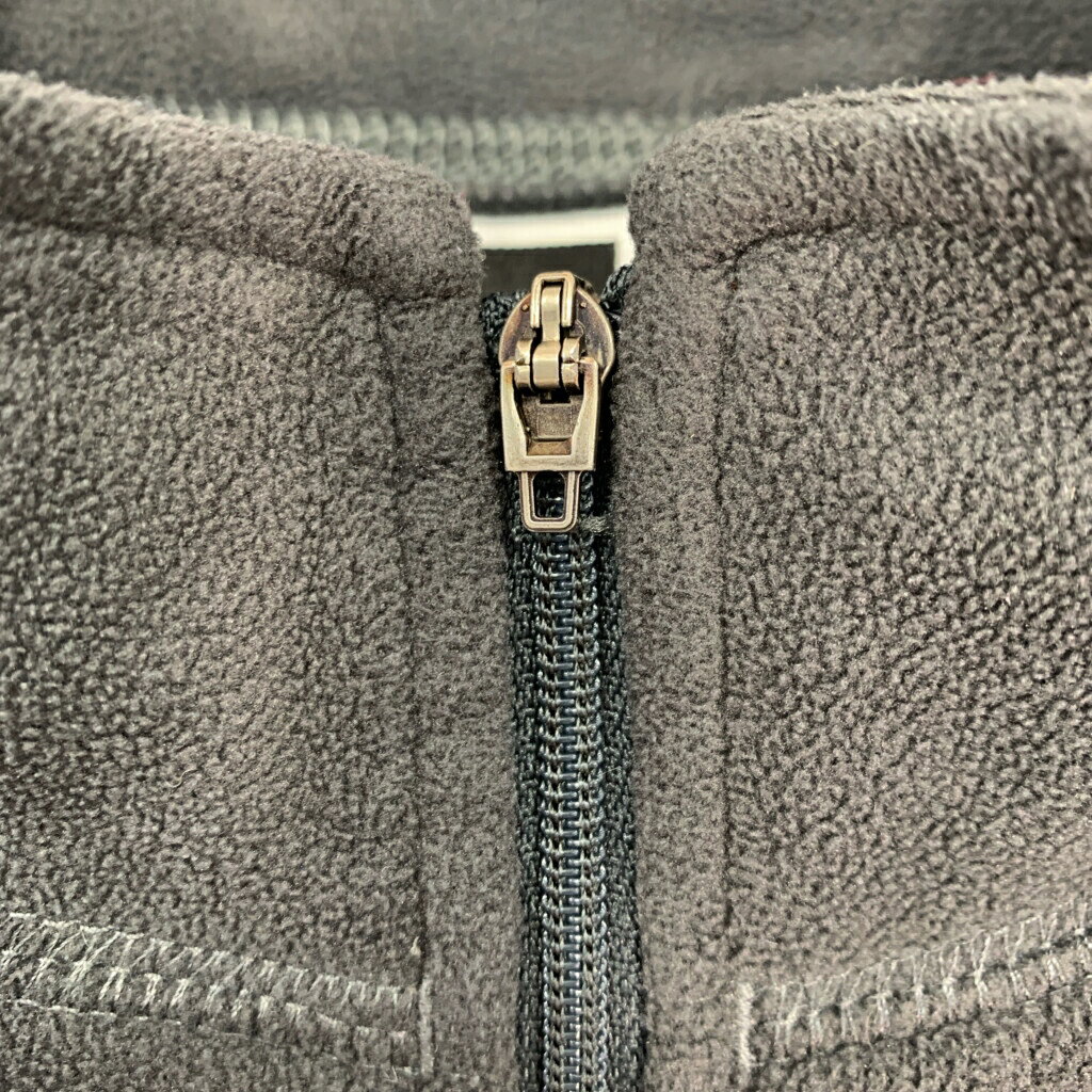 THE NORTH FACE ノースフェイス ハーフジップ フリースジャケット アウトドア グレー (メンズ L) 中古 古着 S8233