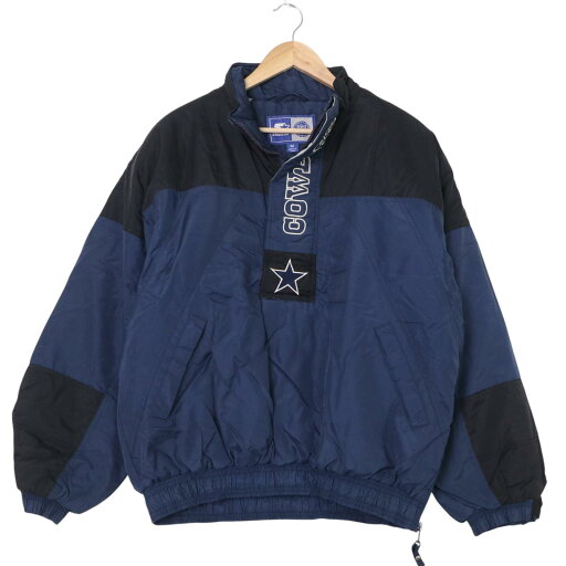 00年代 STARTER スターター NFL ダラス・カウボーイズ 中綿 ナイロン スタジアムジャケット プロチーム(メンズ M) 中古 古着 A3202 00年代 STARTER スターター NFL ダラス・カウボーイズ 中綿 ナイロン スタジアムジャケット プロチーム(メンズ M) 中古 古着 A3202