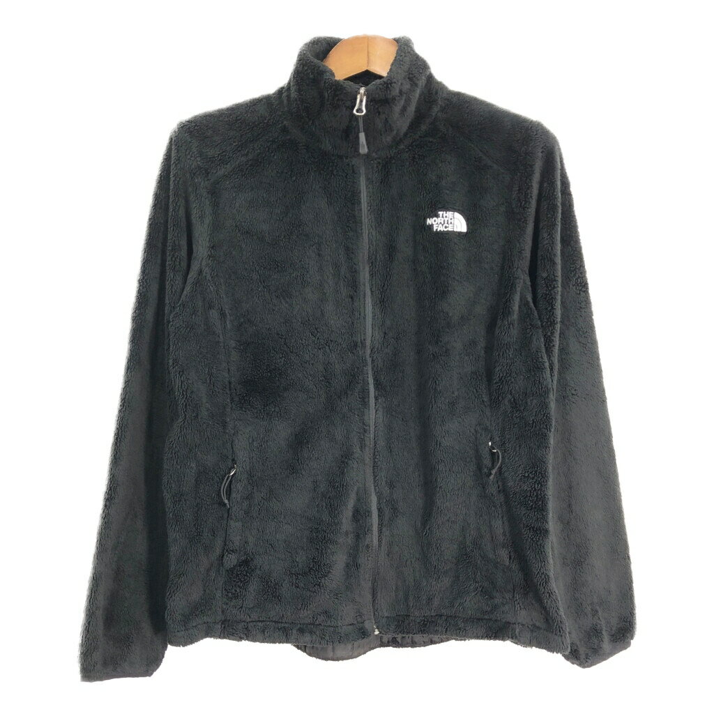 THE NORTH FACE ノースフェイス フリースジャケット アウトドア ブラック (レディース L) 中古 古着 S8457