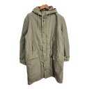 90年代 ドイツ軍 フィールドパーカー ユーロ ミリタリー グリーン (メンズ 184/112) 中古 古着 S8554(4)