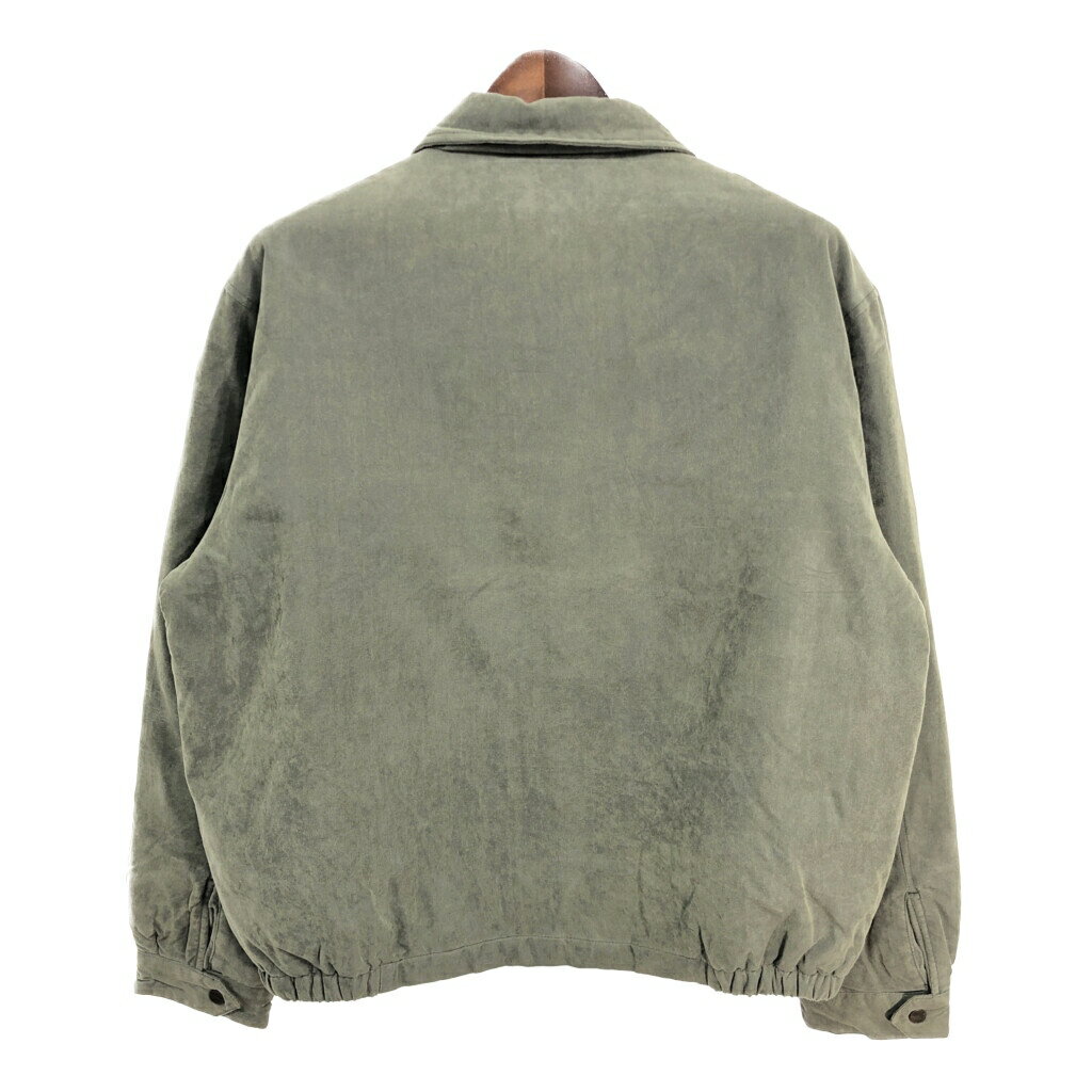 Pierre Cardin ピエールカルダン 中綿 スイングトップ カーキ (メンズ L) 中古 古着 S9875